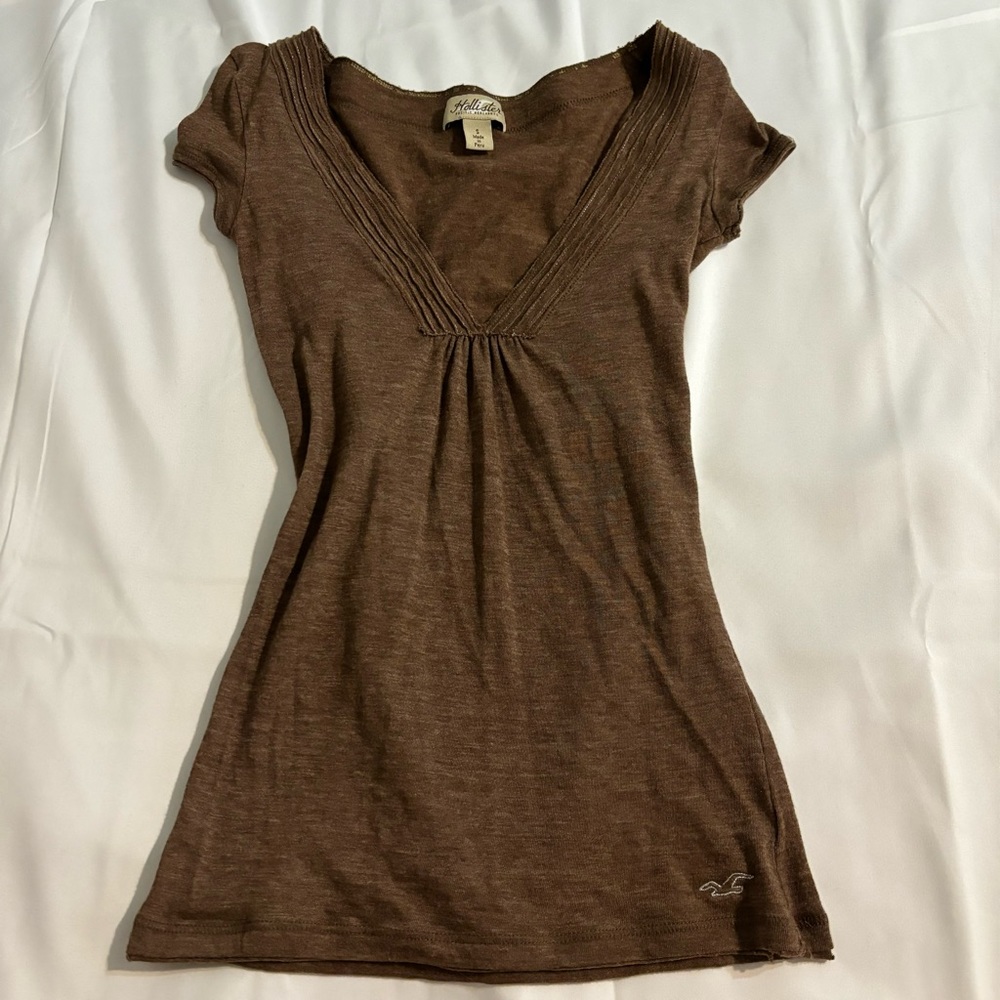 Sold - Y2K Hollister brown top